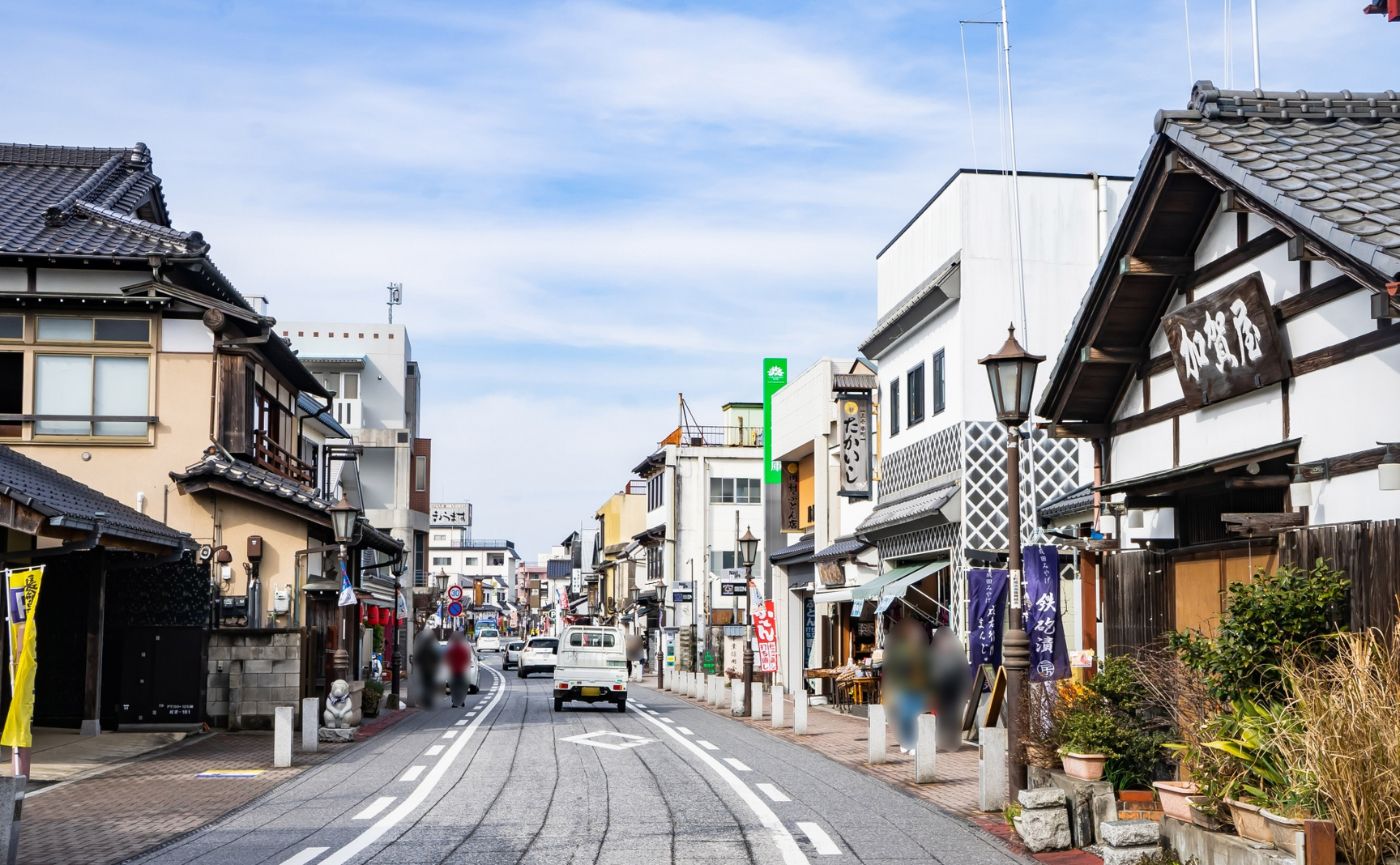 成田市街中