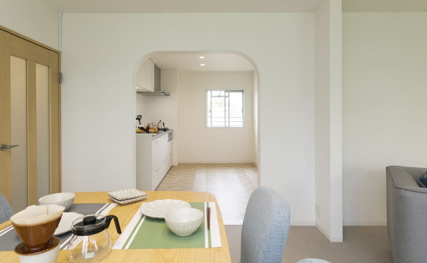 壁付けキッチン