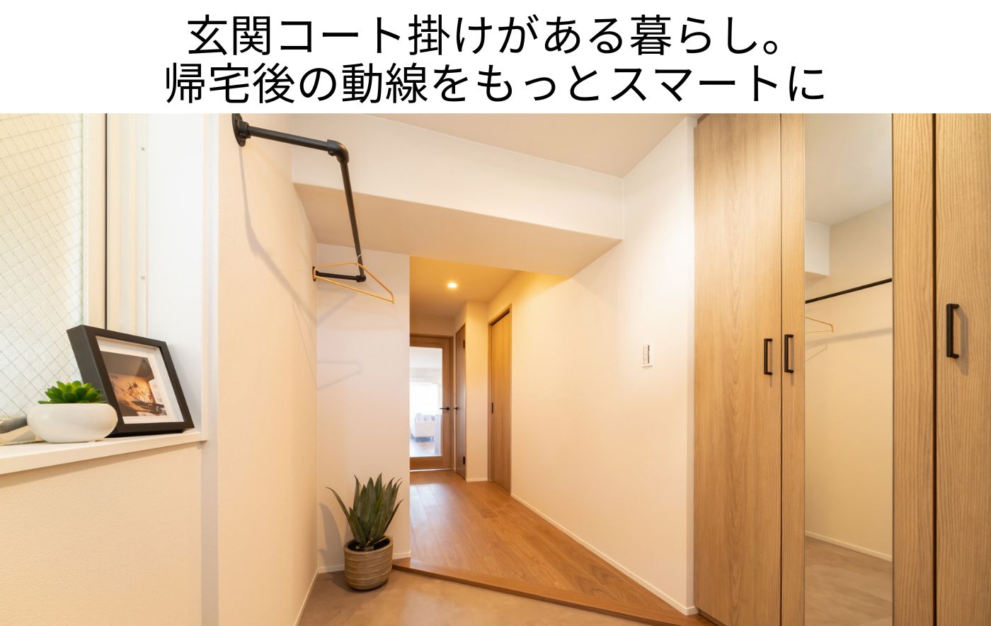 玄関のコート掛け4選！おしゃれで省スペースな壁付けアイデアと施工事例を徹底解説