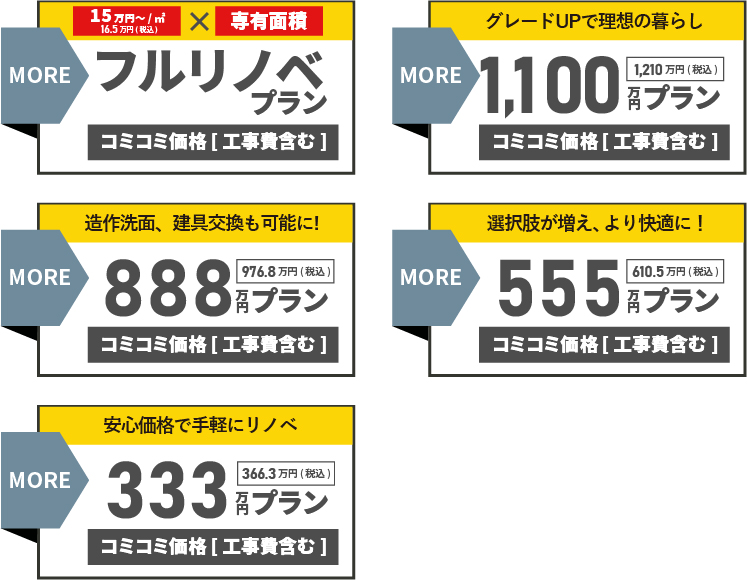 リフォーム定額パック