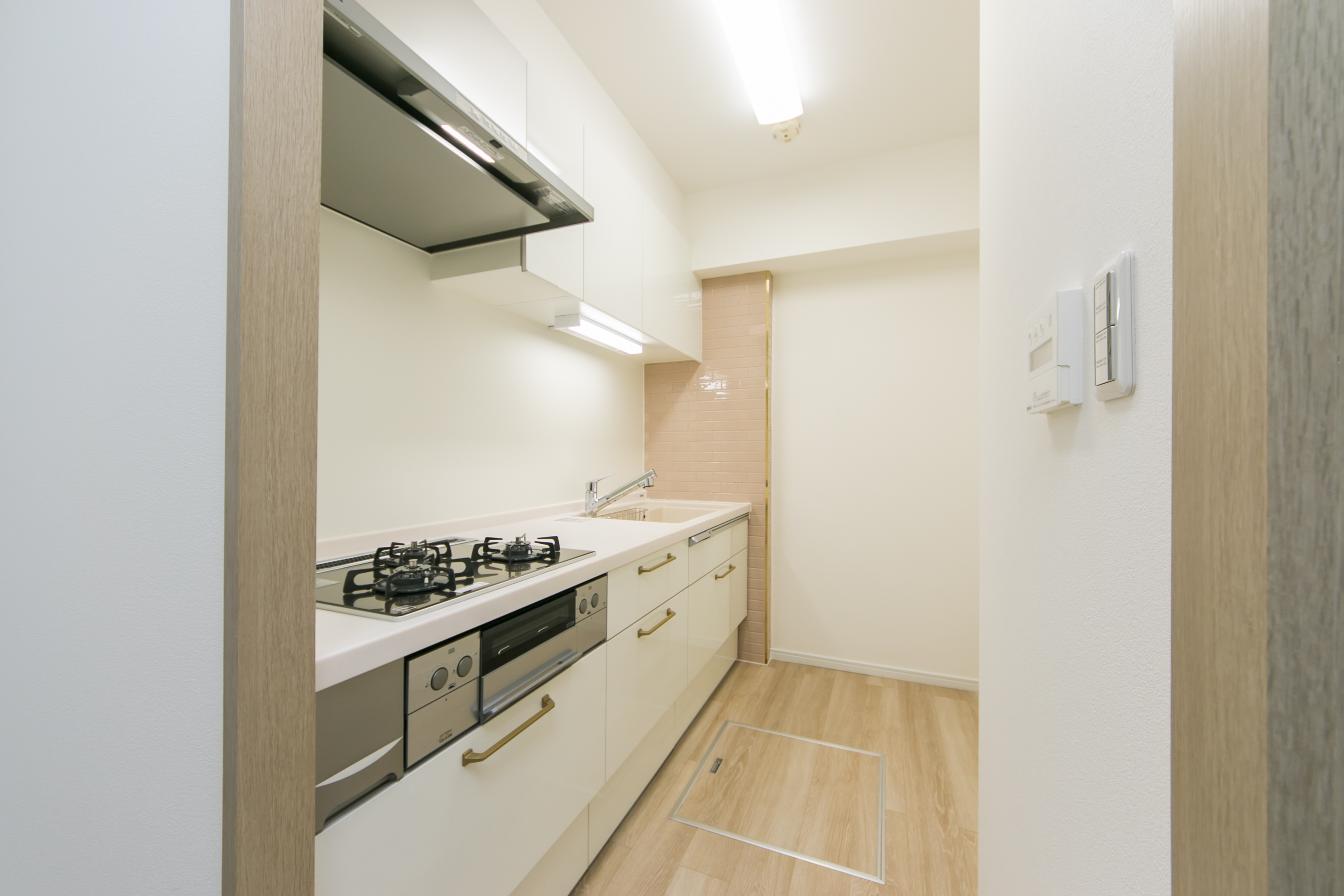 壁付けキッチン施工事例 市川市1LDKリノベ